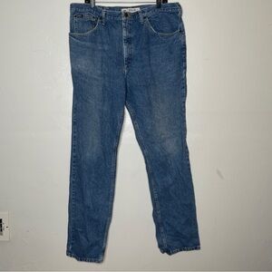 LEE REGULAR FIT MEDIUM WASH 100% COTTON JEANS 40 x 36